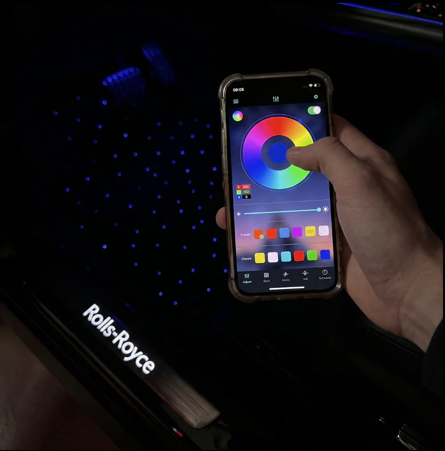 Starlight LED Floor Mats – Fiber Optic Interior Lighting | App Controlled | Universal Fit